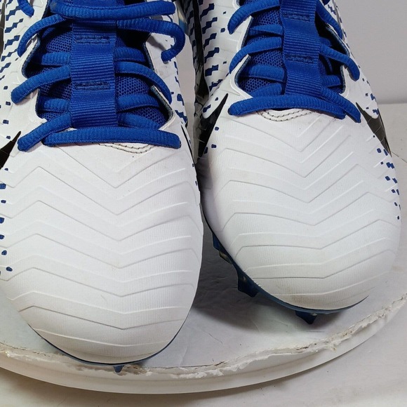 Nike Alpha Menace Pro 2 Mid Shoes Men's 12 Blue Football Cleats AQ3209-108 - Picture 8 of 12